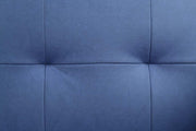 Nafisa - Adjustable Sofa & Ottoman - Blue Fabric - R&R Furniture Gallery (Fountain Valley, CA)