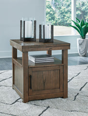Boardernest - Rectangular End Table - Brown - R&R Furniture Gallery (Fountain Valley, CA)