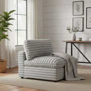 Jenny - Armless Slipper Chair - Gray - R&R Furniture Gallery (Fountain Valley, CA)