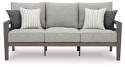 Hillside Barn - Sofa With Cushion - Gray / Brown - R&R Furniture Gallery (Fountain Valley, CA)
