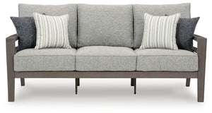 Hillside Barn - Sofa With Cushion - Gray / Brown - R&R Furniture Gallery (Fountain Valley, CA)