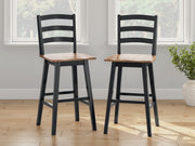 Wildenauer - Swivel Stool (Set of 2) - R&R Furniture Gallery (Fountain Valley, CA)