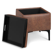 Natasha - Multifunctional Storage Ottoman With Tray - R&R Furniture Gallery (Fountain Valley, CA)