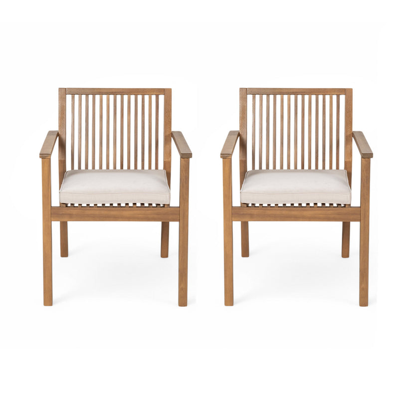 Patio Dining Chair, Comfortable Waterproof Seating (Set of 2) - R&R Furniture Gallery (Fountain Valley, CA)