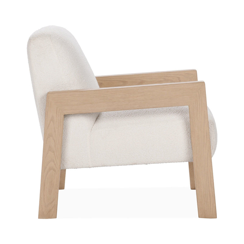 Aliza - Upholstered Accent Chair - Ivory - R&R Furniture Gallery (Fountain Valley, CA)