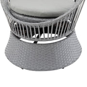 Modern Swivel Wicker Lounge Chair With Round Design - R&R Furniture Gallery (Fountain Valley, CA)