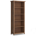 Amherst - 5 Shelf Bookcase - Rustic Natural Aged Brown