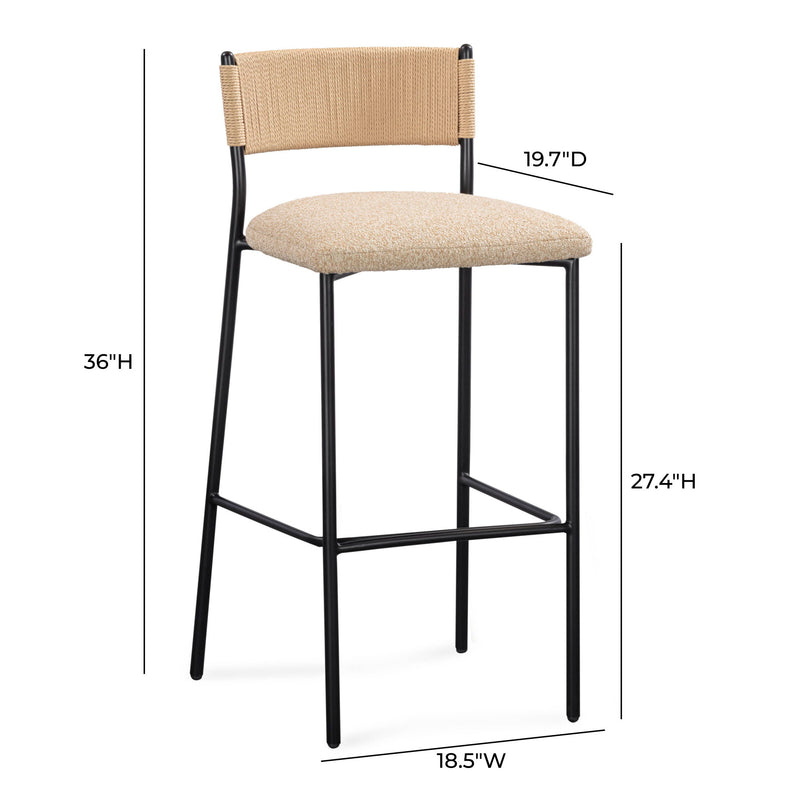 Celine - Boucle Stool - R&R Furniture Gallery (Fountain Valley, CA)