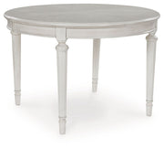 Montelaine - Oval Dining Room Extension Table - Antique White - R&R Furniture Gallery (Fountain Valley, CA)