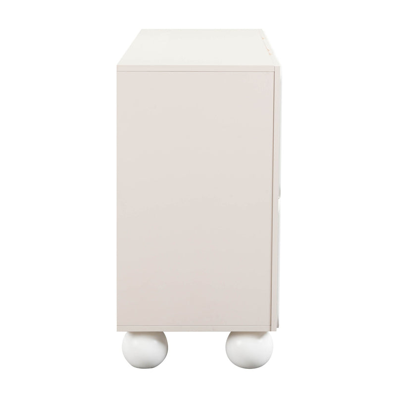 Tori Motif - Buffet - Taupe - R&R Furniture Gallery (Fountain Valley, CA)