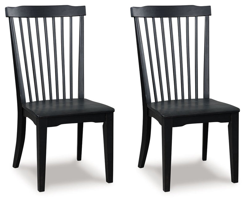 Greddinton - Dining Room Side Chair (Set of 2) - R&R Furniture Gallery (Fountain Valley, CA)