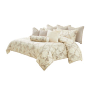 Glennridge - 9-Piece Queen Comforter Set - Frost - R&R Furniture Gallery (Fountain Valley, CA)