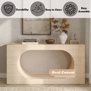 Inca - Console Table - Beige - R&R Furniture Gallery (Fountain Valley, CA)