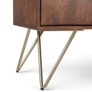 Hunter - TV Media Stand - Umber Brown Stain - R&R Furniture Gallery (Fountain Valley, CA)