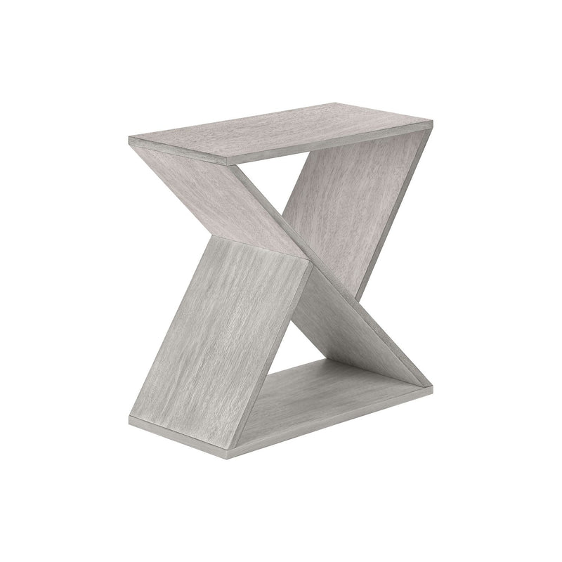 Contemporary 8th Street accent side table with sleek design and wooden finish, perfect for modern living spaces.