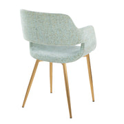 Pair of Lumi Source Margarite contemporary dining chairs with sleek design, comfortable seats, and modern style in set of two.