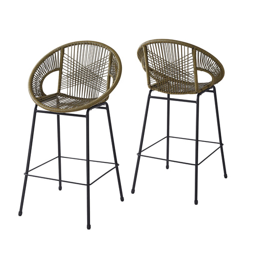 Ferrara - Outdoor Patio Barstool (Set of 2) - R&R Furniture Gallery (Fountain Valley, CA)