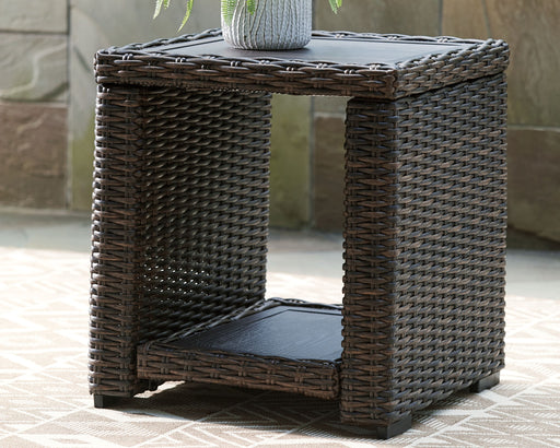 Grasson Lane - Square End Table - Brown - R&R Furniture Gallery (Fountain Valley, CA)