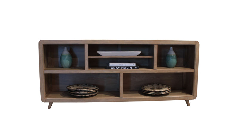 Escape - Open Multi-Purpose Console - Glazed Natural Oak - R&R Furniture Gallery (Fountain Valley, CA)