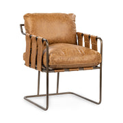 Strapling - Leather Dining Chair - R&R Furniture Gallery (Fountain Valley, CA)