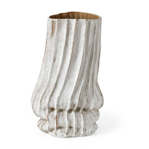 Puddle - Vase - Brown / White