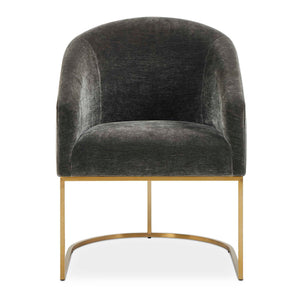 Hanni - Dining Chair - Charcoal / Gold