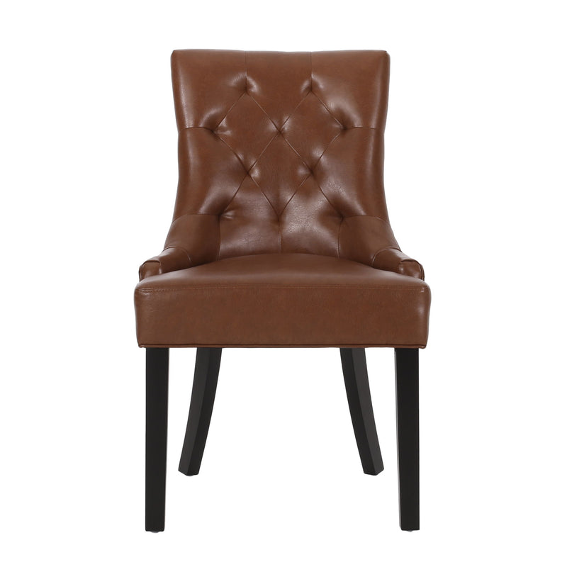 Cheney - Contemporary Dining Chair Tufted Upholstery (Set of 2) - R&R Furniture Gallery (Fountain Valley, CA)