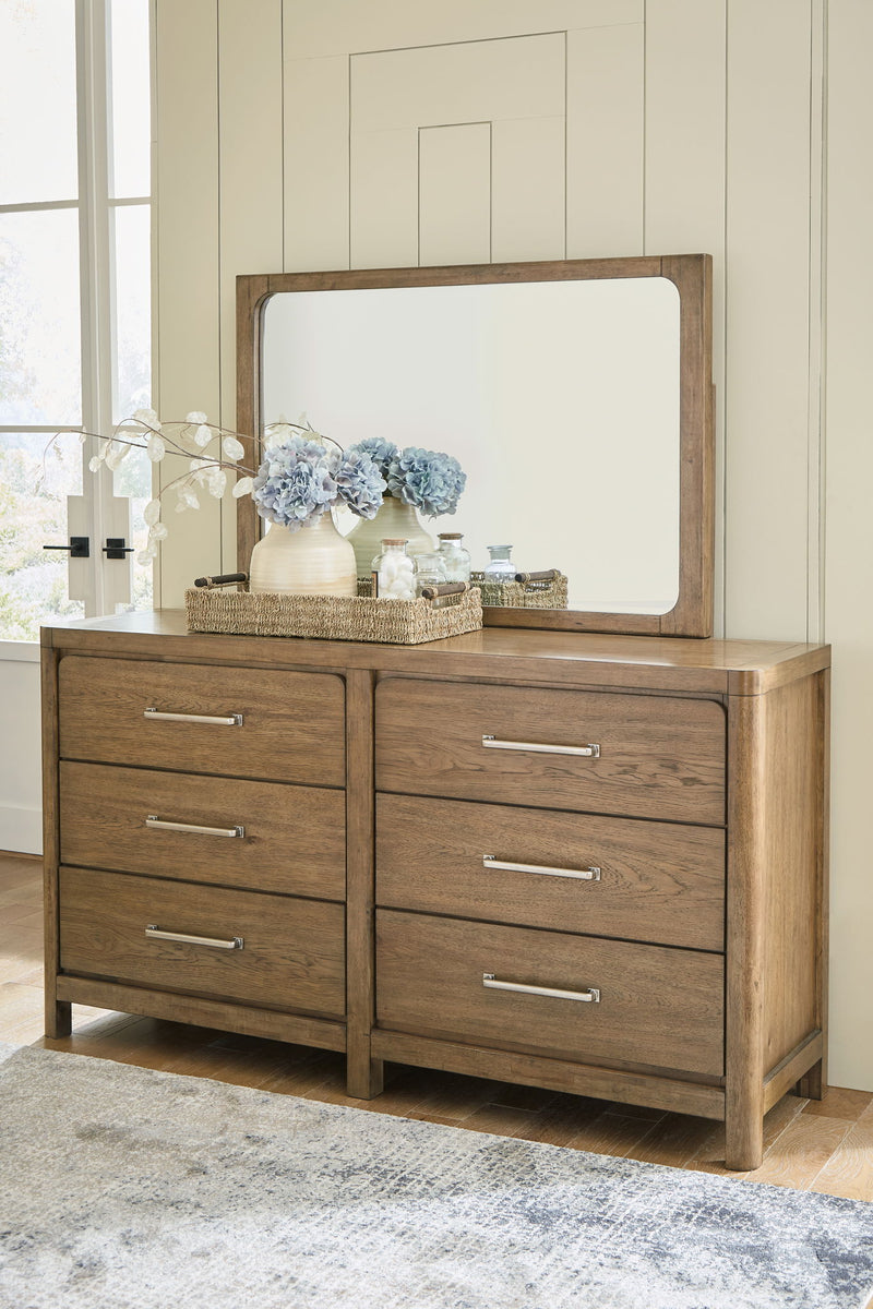 Cabalynn - Dresser And Mirror - Light Brown - R&R Furniture Gallery (Fountain Valley, CA)