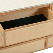 Paige - 6-Drawer Dresser - Natural Oak - R&R Furniture Gallery (Fountain Valley, CA)