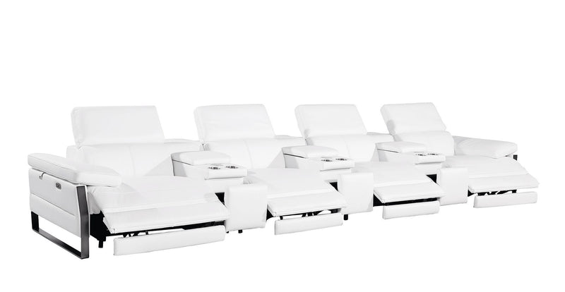 1246 - Modular Power Triple Reclining Triple Console Sofa With Power Reclining Headrests