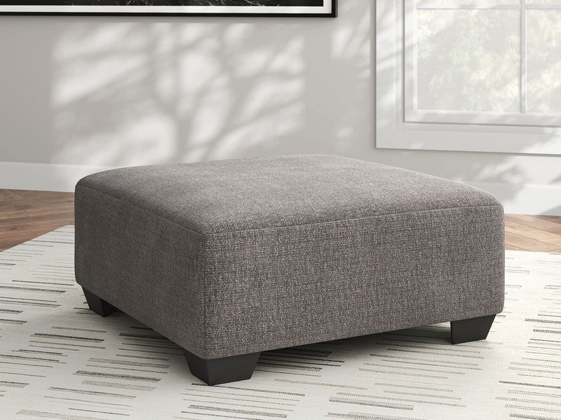 Clarington - Oversized Accent Ottoman - Greystone - R&R Furniture Gallery (Fountain Valley, CA)