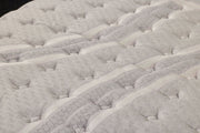 Restonic ComfortCare Hybrid CosmoRest Euro Top mattress with plush fabric cover and supportive design for comfortable sleep.