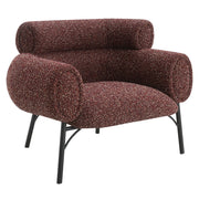 Mardi - Chair - Maroon Tweed - R&R Furniture Gallery (Fountain Valley, CA)