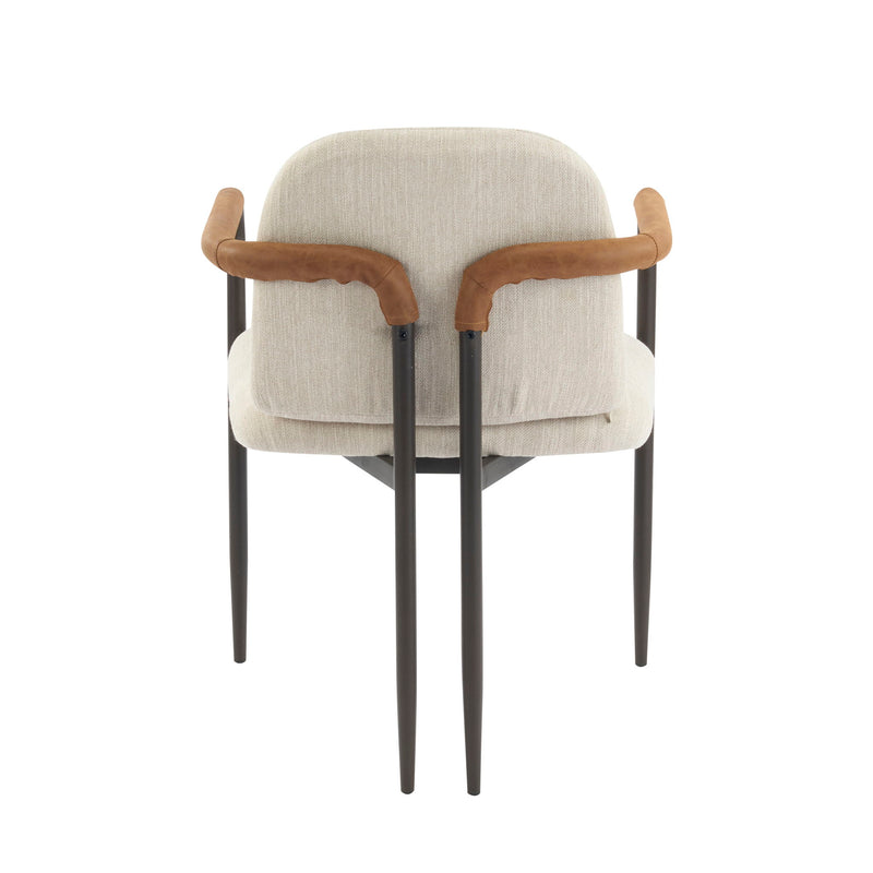 Modern Dining Chair Set With Durable Iron Frame And Comfortable Fabric Upholstery - R&R Furniture Gallery (Fountain Valley, CA)