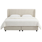 Adonia - Queen Bed With Storage - Beige - R&R Furniture Gallery (Fountain Valley, CA)