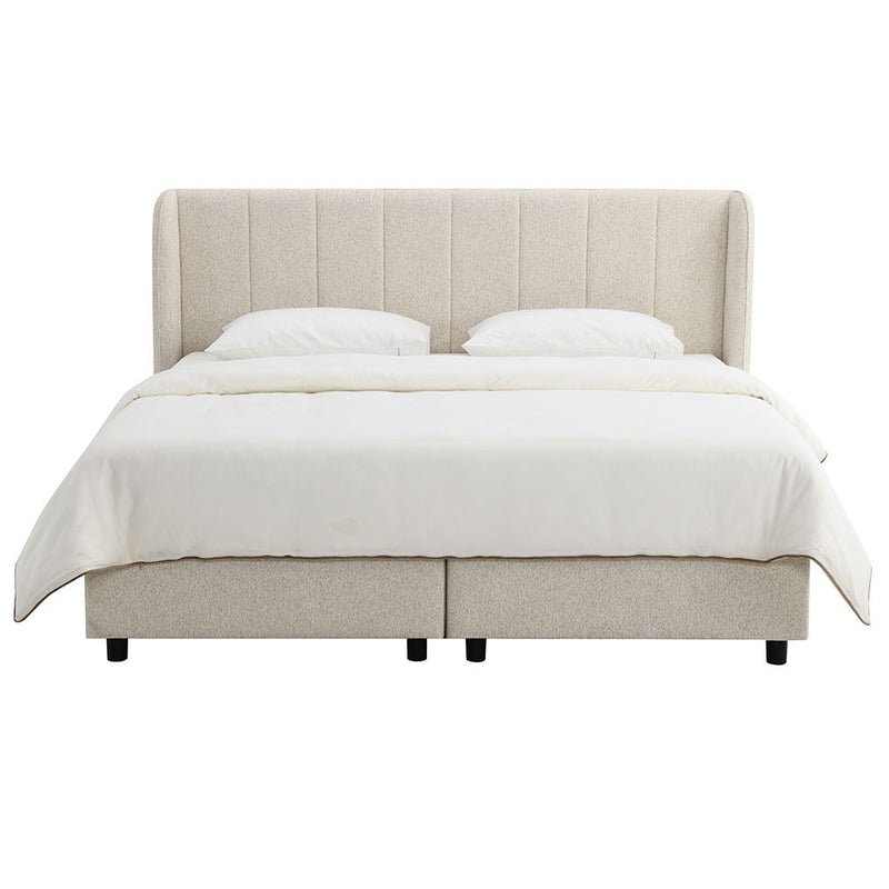 Adonia - Queen Bed With Storage - Beige - R&R Furniture Gallery (Fountain Valley, CA)