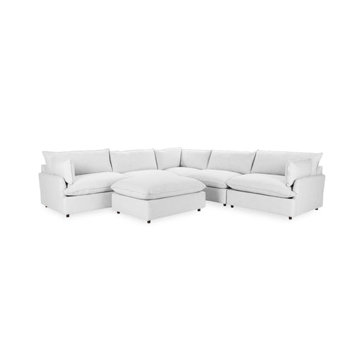 Caplan - 6 Piece Modular Sectional With Ottoman - R&R Furniture Gallery (Fountain Valley, CA)