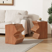 Rectangular Outdoor Indoor Accent Side Table (Set of 2) - R&R Furniture Gallery (Fountain Valley, CA)