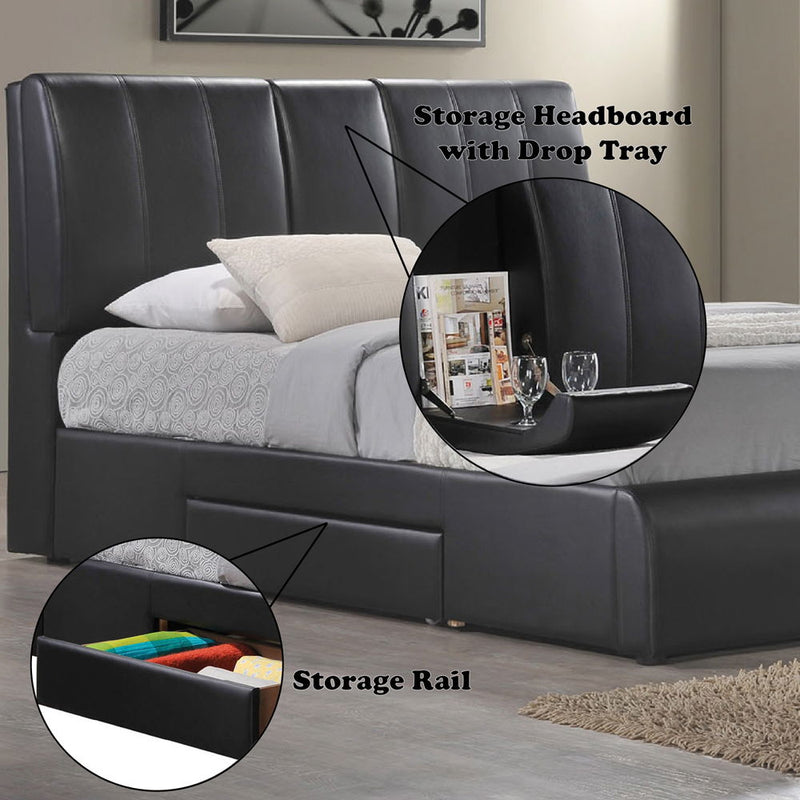 Kofi - Bed w/Storage - R&R Furniture Gallery (Fountain Valley, CA)