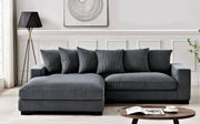 Luxe - Oversized 2 Piece Sectional Couches For Living Room, L Shaped Sofa With Chaise - R&R Furniture Gallery (Fountain Valley, CA)