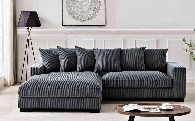 Luxe - Oversized 2 Piece Sectional Couches For Living Room, L Shaped Sofa With Chaise - R&R Furniture Gallery (Fountain Valley, CA)