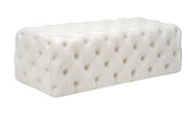 Kaylee - Velvet Ottoman - R&R Furniture Gallery (Fountain Valley, CA)