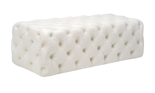 Kaylee - Velvet Ottoman - R&R Furniture Gallery (Fountain Valley, CA)