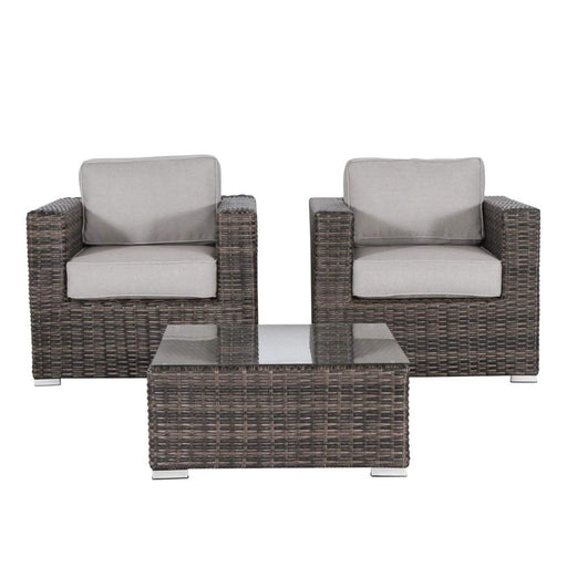 Wicker Seating Group Set With Table And Cushions - R&R Furniture Gallery (Fountain Valley, CA)