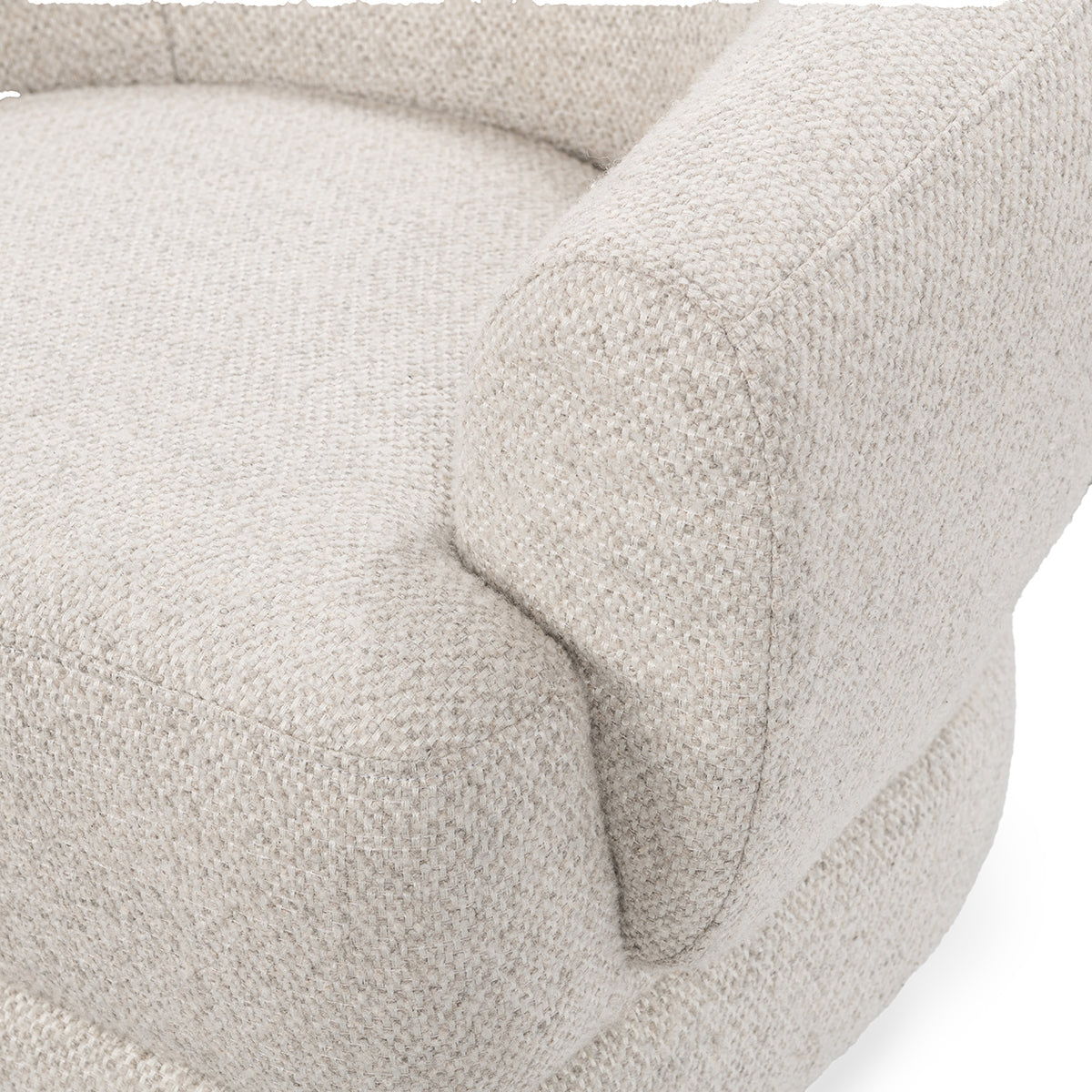 Chassia - Swivel Accent Chair - Dusty Beige - R&R Furniture Gallery (Fountain Valley, CA)