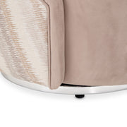 Lucca - Swivel Chair - Silver - R&R Furniture Gallery (Fountain Valley, CA)