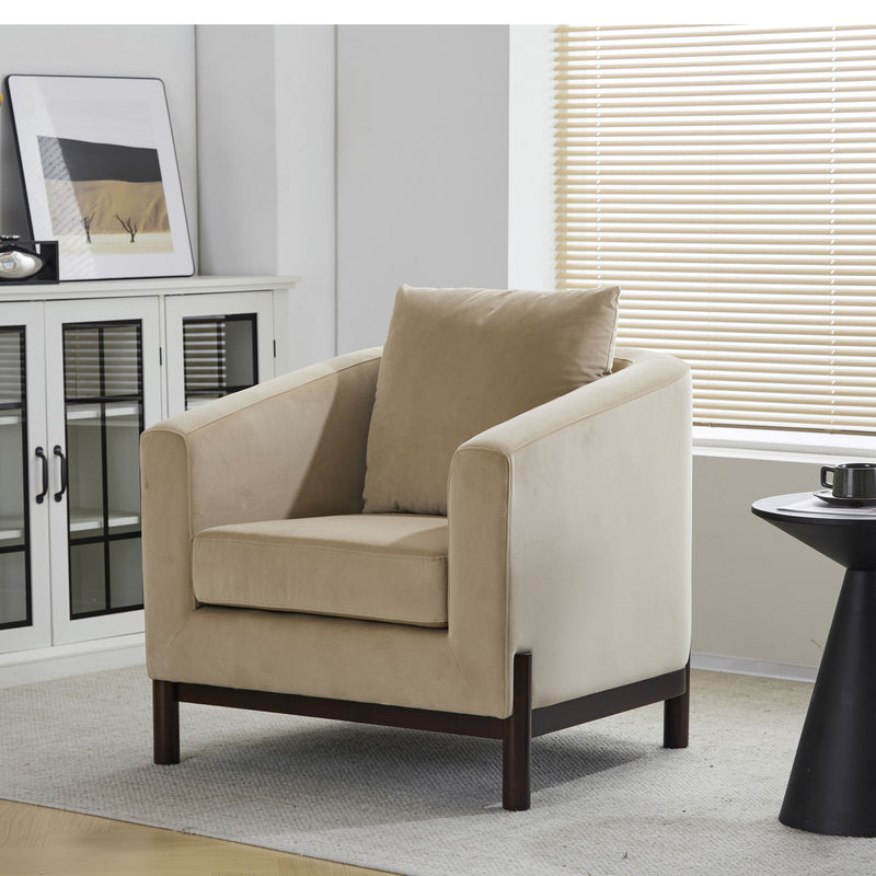 Anurudh - Barrel Club Upholstered Chair - R&R Furniture Gallery (Fountain Valley, CA)