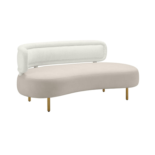 Tischa - Boucle Velvet Sofa - R&R Furniture Gallery (Fountain Valley, CA)