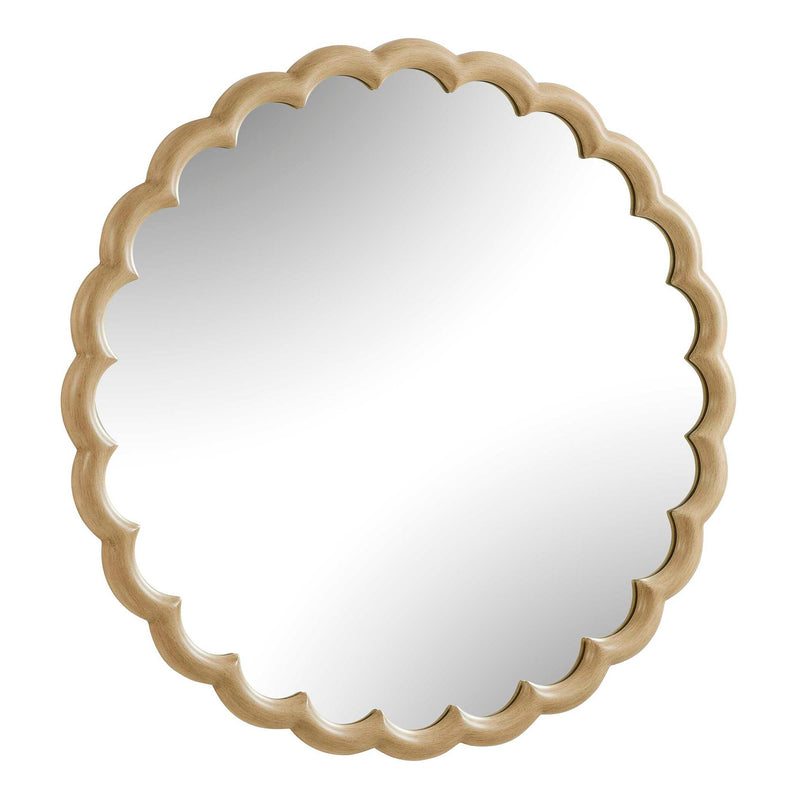 Cerrito - Round Mirror - Burnished Ivory