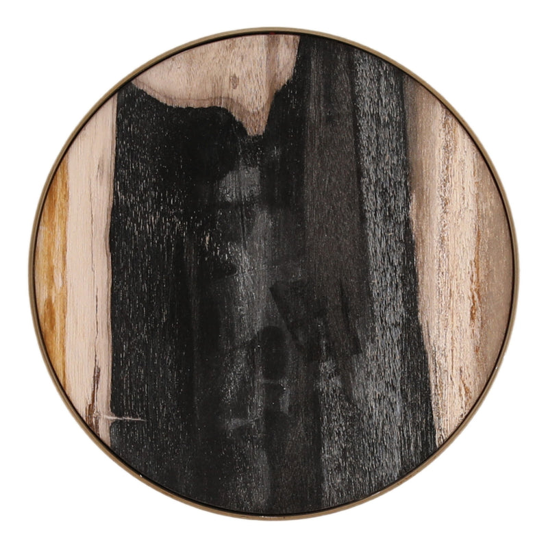 Orlin - Side Table - Black And Bronze